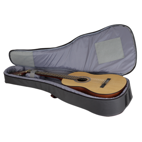 Funda Guitarra Cadete 3/4 Mochila Gris Marron