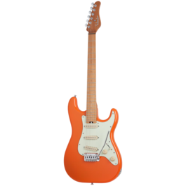 Guitarra Electrica Schecter Cuerpo Macizo Nick Johnston Trad L/H Sss A. Orange