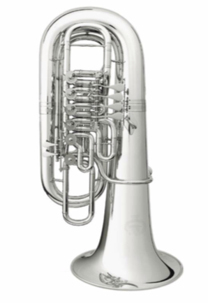 Tuba profesional Fa B&S Perantucci PT-12 (BS3100W-2-0GB) plateada