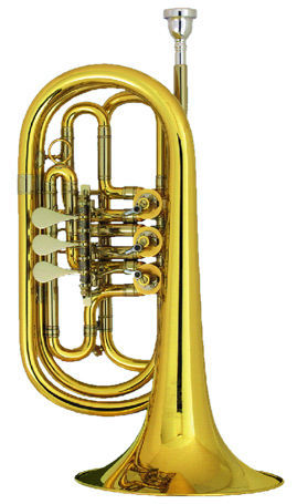 Trompeta bajo profesional Sib Melton (MW129-1-0GB) cilindros