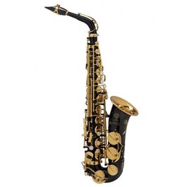 Saxo Alto Selmer Supreme Negro Grabado llaves Goldmessing NG GO