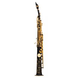 Saxo Soprano Selmer SA80/II Jubile Negro Grabado llaves Goldmessing NG GO