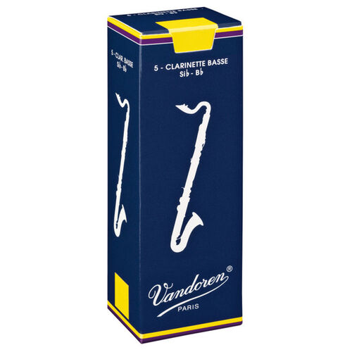 Caña Vandoren Tradicionales Clarinete Bajo 2½ (CR1225)