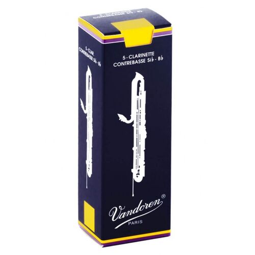 Caña Vandoren Tradicionales Clarinete Contrabajo 4 (CR154)