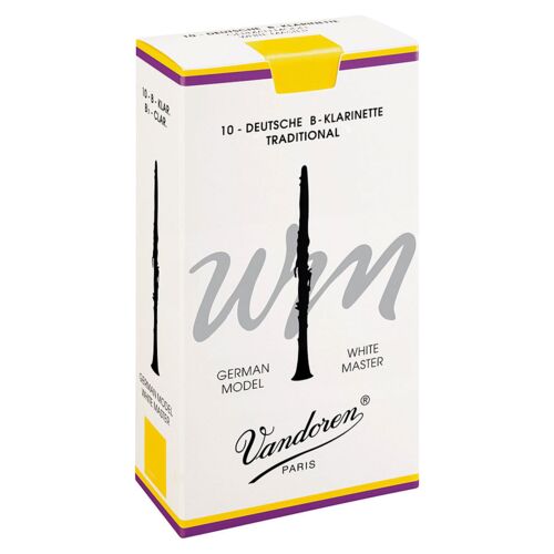 Caña Vandoren Alemanas White Master Tradicional Clarinete Sib 1½ (CR1625T)