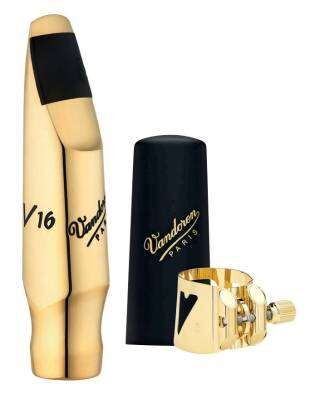 Boquilla Vandoren V16 metálica Saxo Tenor T9 S con Kit Optimum (SM825GSKO)