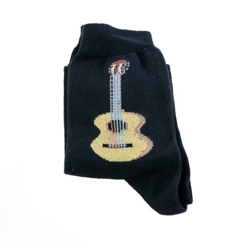 Calcetines negros guitarra clsica (talla 43-45)