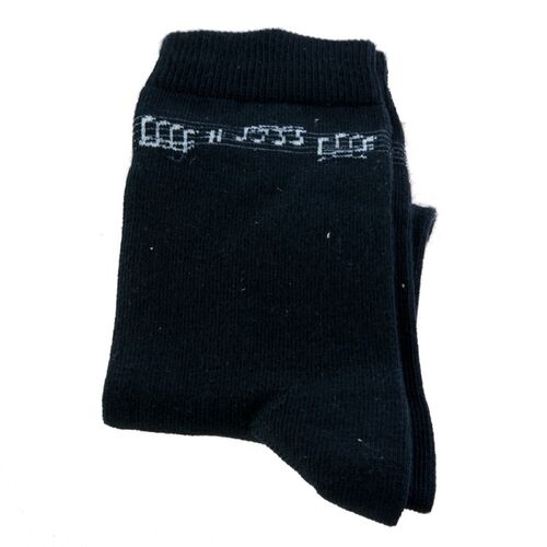 Calcetines negros partitura (talla 39-42)