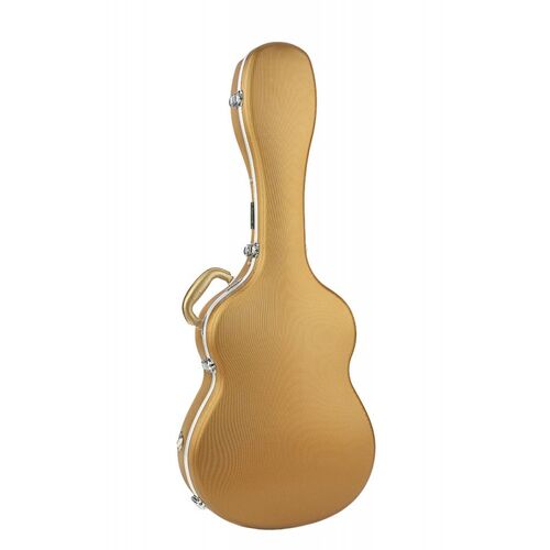 Estuche guitarra clsica ABS Rapsody Armonia Dorado