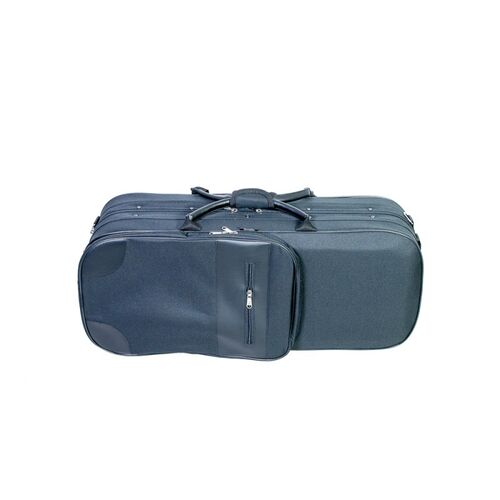 Estuche para 2 violines Rapsody Duo rectangular 4/4 negro 4/4