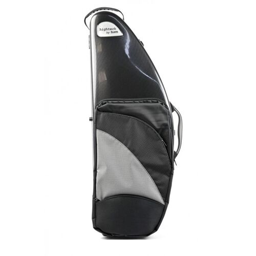 Estuche saxo tenor Bam Hightech 4102XLPC carbon con bolsa Carbon