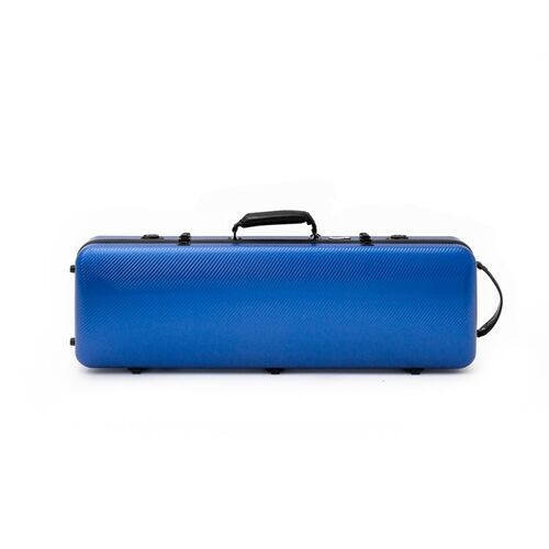 Estuche violín Artist Dynamic policarbonato rectangular con bolsa partituras Azul 4/4