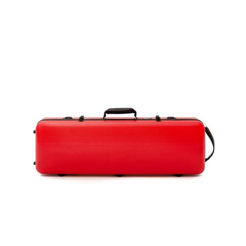 Estuche violn Artist Dynamic policarbonato rectangular con bolsa partituras Rojo 4/4