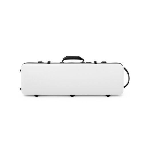 Estuche violn Artist Dynamic policarbonato rectangular con bolsa partituras Blanco 4/4