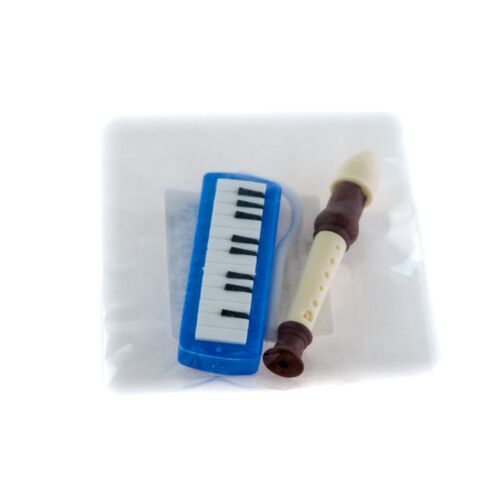 Gomas flauta/teclado piano x 30 unidades