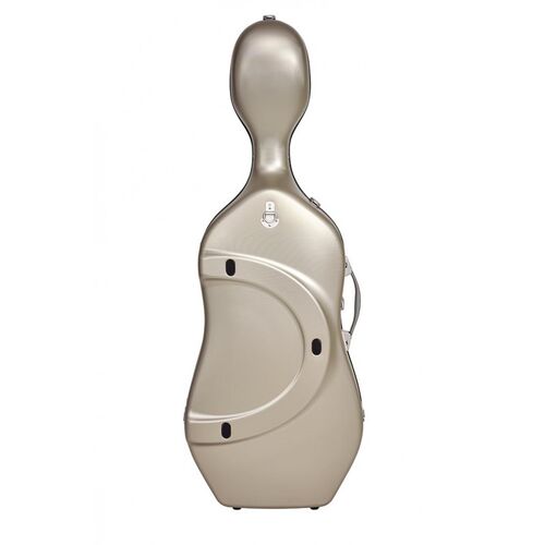 Estuche cello Bam SUP1005XLCN Slim 2.9 Suprême Hightech Champagne/Plata 4/4