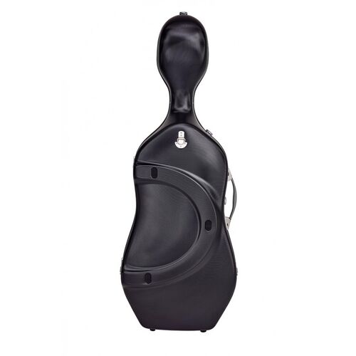 Estuche cello Bam SUP1005XLCN Slim 2.9 Suprême Hightech Negro/Plata 4/4