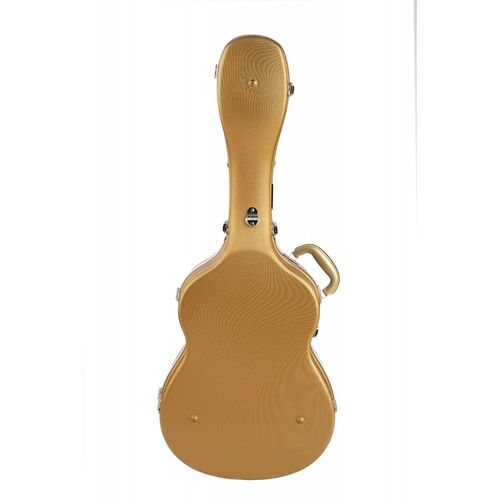 Estuche guitarra clsica ABS Rapsody Armonia Dorado