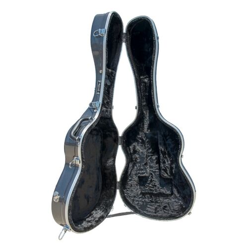 Estuche guitarra clásica ABS Rapsody Armonia Negro 3D brillante