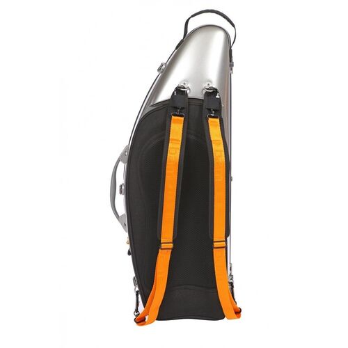 Estuche saxo tenor Bam La Défense Hightech  DEF4102XL con bolsa Aluminio cepillado