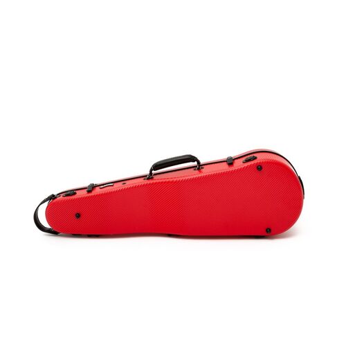 Estuche violn Artist Dynamic policarbonato forma Rojo 4/4