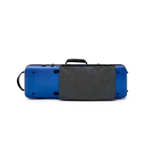 Estuche violín Artist Dynamic policarbonato rectangular con bolsa partituras Azul 4/4