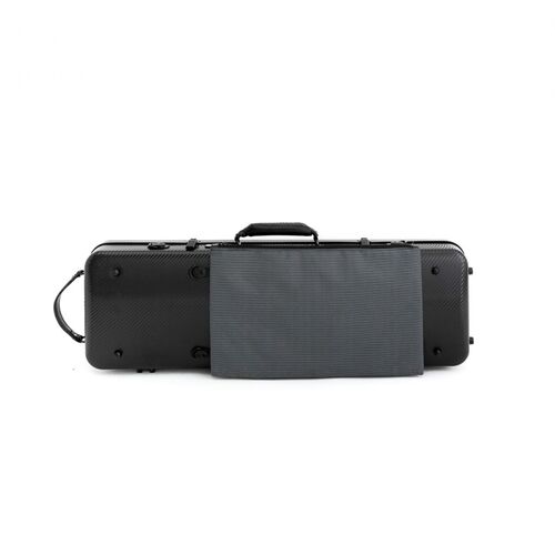 Estuche violín Artist Dynamic policarbonato rectangular con bolsa partituras Negro 4/4