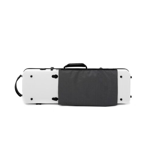 Estuche violín Artist Dynamic policarbonato rectangular con bolsa partituras Blanco 4/4