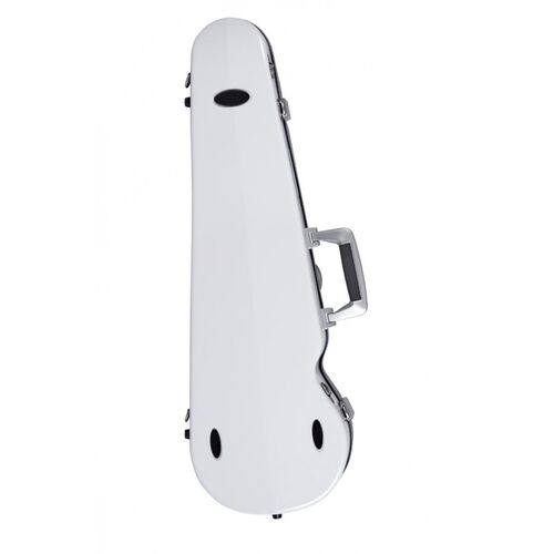 Estuche violín Bam SUP2002XL Ice Suprême Hightech forma Blanco/Plata 4/4