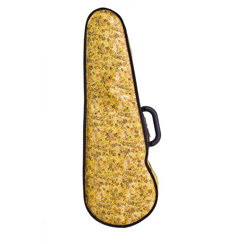 Funda violín Bam HO2002XLFV Hoody Flower forma verde para modelo 2002XL Amarillo 4/4