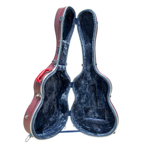 Estuche guitarra clásica ABS Rapsody Armonia Rojo