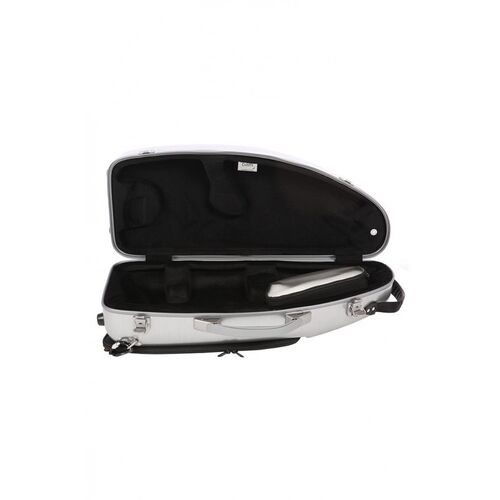 Estuche saxo alto Bam La Défense Hightech DEF4101XLP con bolsa Aluminio cepillado
