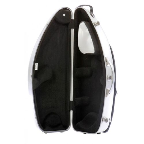 Estuche saxo tenor Bam La Défense Hightech DEF4102XL Aluminio cepillado