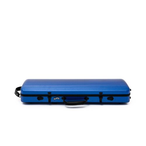 Estuche violín Artist Dynamic policarbonato rectangular con bolsa partituras Azul 4/4