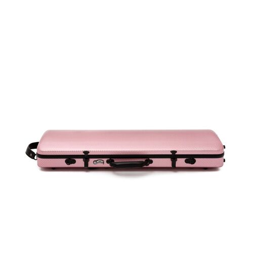 Estuche violín Artist Dynamic policarbonato rectangular con bolsa partituras Rosa 4/4