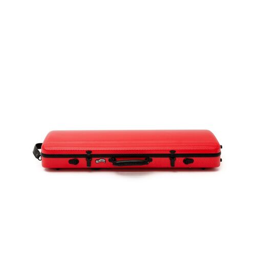 Estuche violín Artist Dynamic policarbonato rectangular con bolsa partituras Rojo 4/4