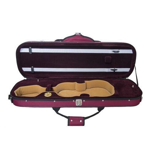 Estuche violín Rapsody Elegance Rectangular Burdeos 4/4