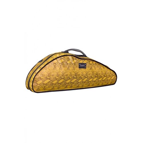 Funda violín Bam HO2000XLB Hoody forma para modelo Slim 2000XL Amarillo 4/4