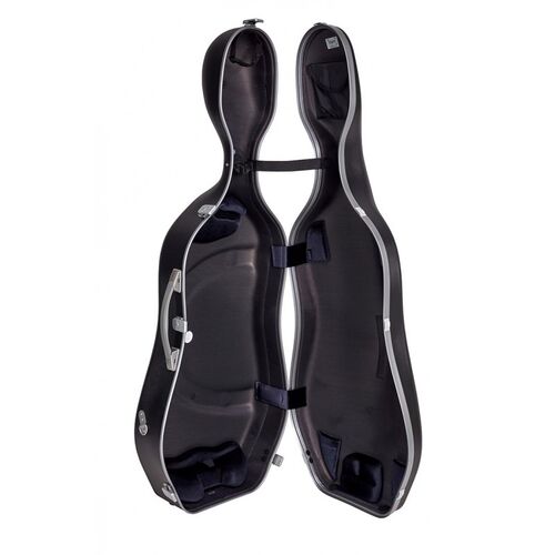 Estuche cello Bam SUP1005XLCN Slim 2.9 Suprme Hightech Negro/Plata 4/4