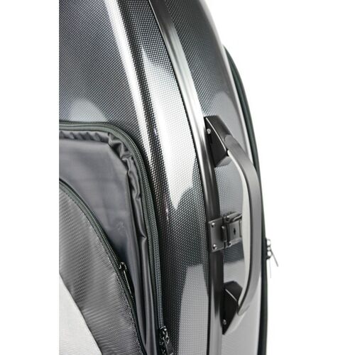 Estuche saxo tenor Bam Hightech 4102XLPC carbon con bolsa Carbon