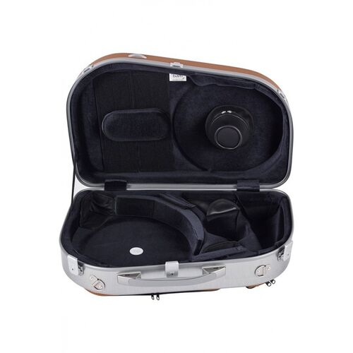 Estuche trompa Bam ET6002XL L'Étoile Hightech interior ajustable Cognac