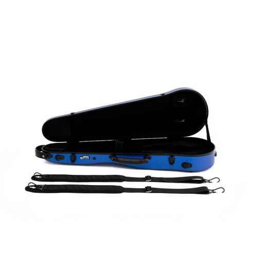 Estuche violín Artist Dynamic policarbonato forma Azul 4/4