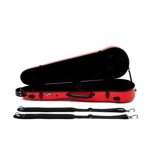 Estuche violn Artist Dynamic policarbonato forma Rojo 4/4