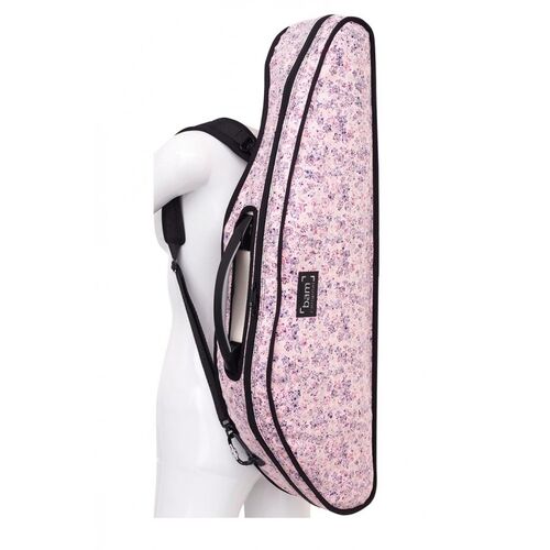 Funda violín Bam HO2000XLB Hoody forma para modelo Slim 2000XL Rosa 4/4