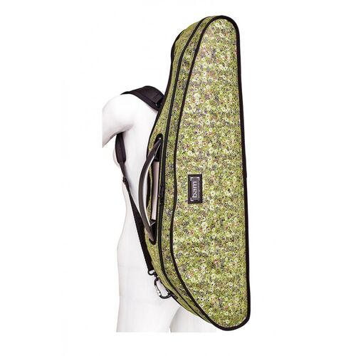 Funda violín Bam HO2000XLB Hoody forma para modelo Slim 2000XL Verde 4/4