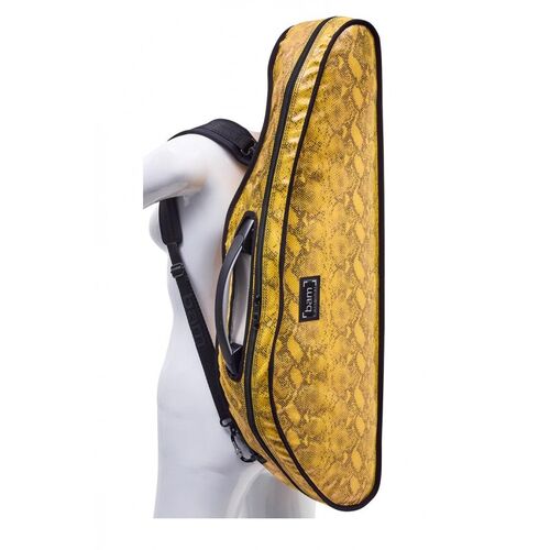 Funda violín Bam HO2000XLB Hoody forma para modelo Slim 2000XL Amarillo 4/4