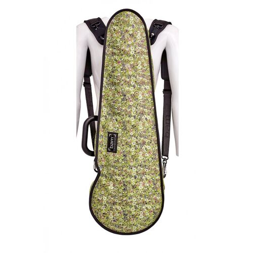 Funda violín Bam HO2002XLFV Hoody Flower forma verde para modelo 2002XL Verde 4/4