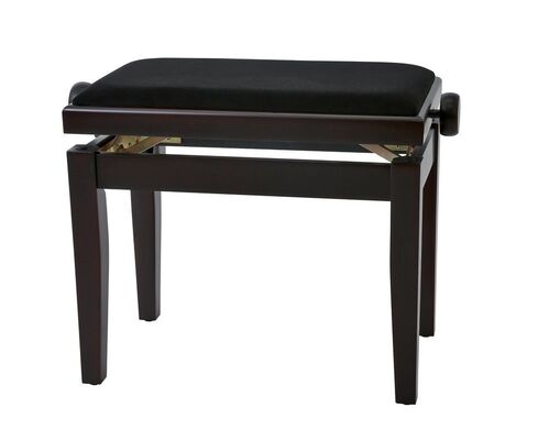 Banqueta de Piano Deluxe Palisandro Mate