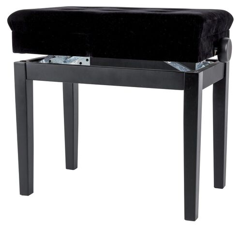 Banqueta de Piano Deluxe Compartment Palisandro mate