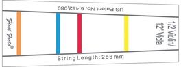 Pegatina Primer traste 303mm para Violn de 3/4 y Violas de 33cm (13)
